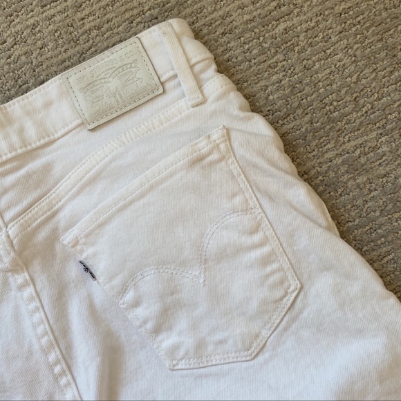 Levi's White 721 High Rise Skinny Jeans | Size 29 - Picture 4 of 8